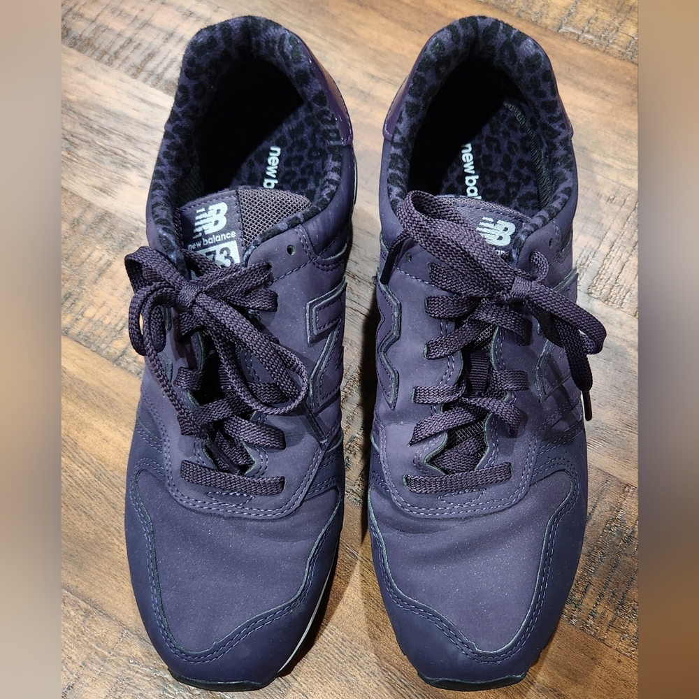 New Balance Women's 373 Sneakers Purple Leopard Sz 9.5 - Picture 2 of 10